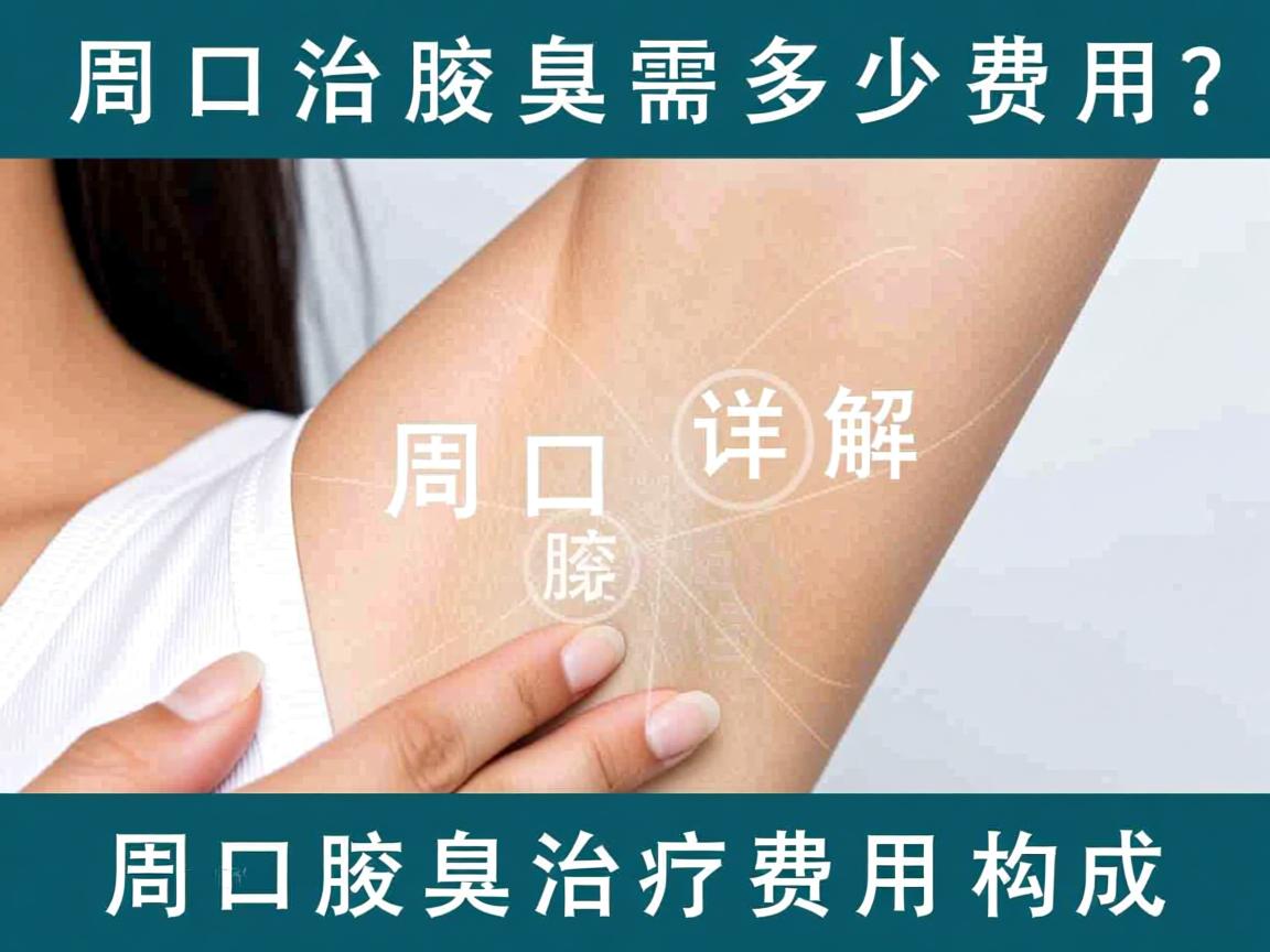 周口治腋臭需要多少费用？详解周口腋臭治疗费用构成