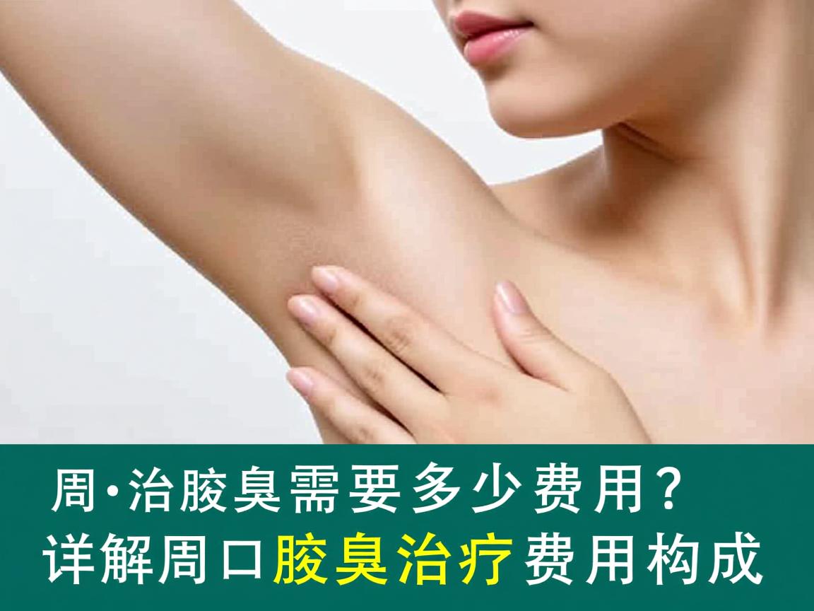 周口治腋臭需要多少费用？详解周口腋臭治疗费用构成