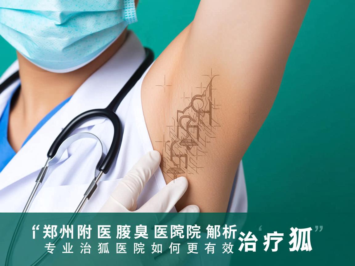 郑州附医腋臭医院解析，郑州专业治狐臭医院如何更有效治疗狐臭