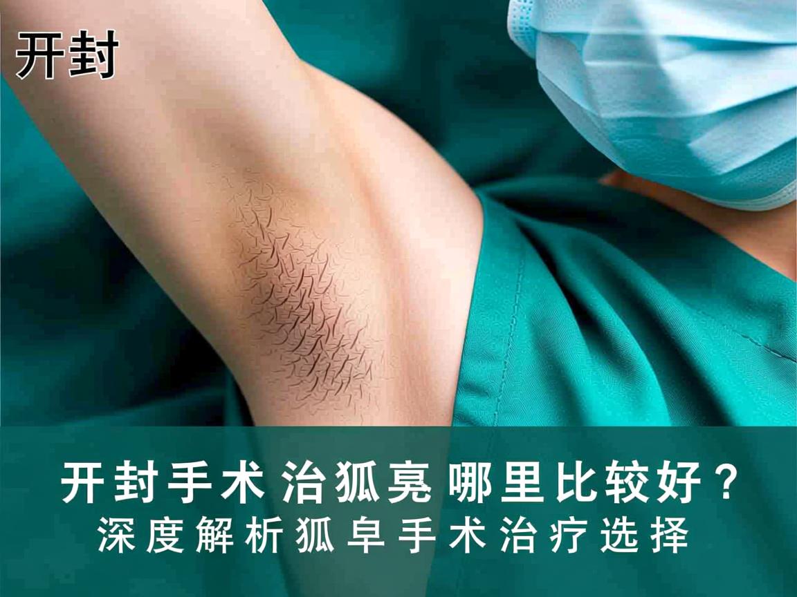 开封手术治疗狐臭哪里比较好？深度解析狐臭手术治疗选择