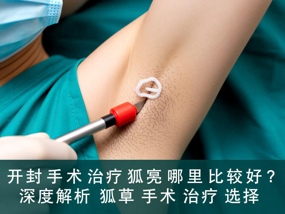 开封手术治疗狐臭哪里比较好？深度解析狐臭手术治疗选择