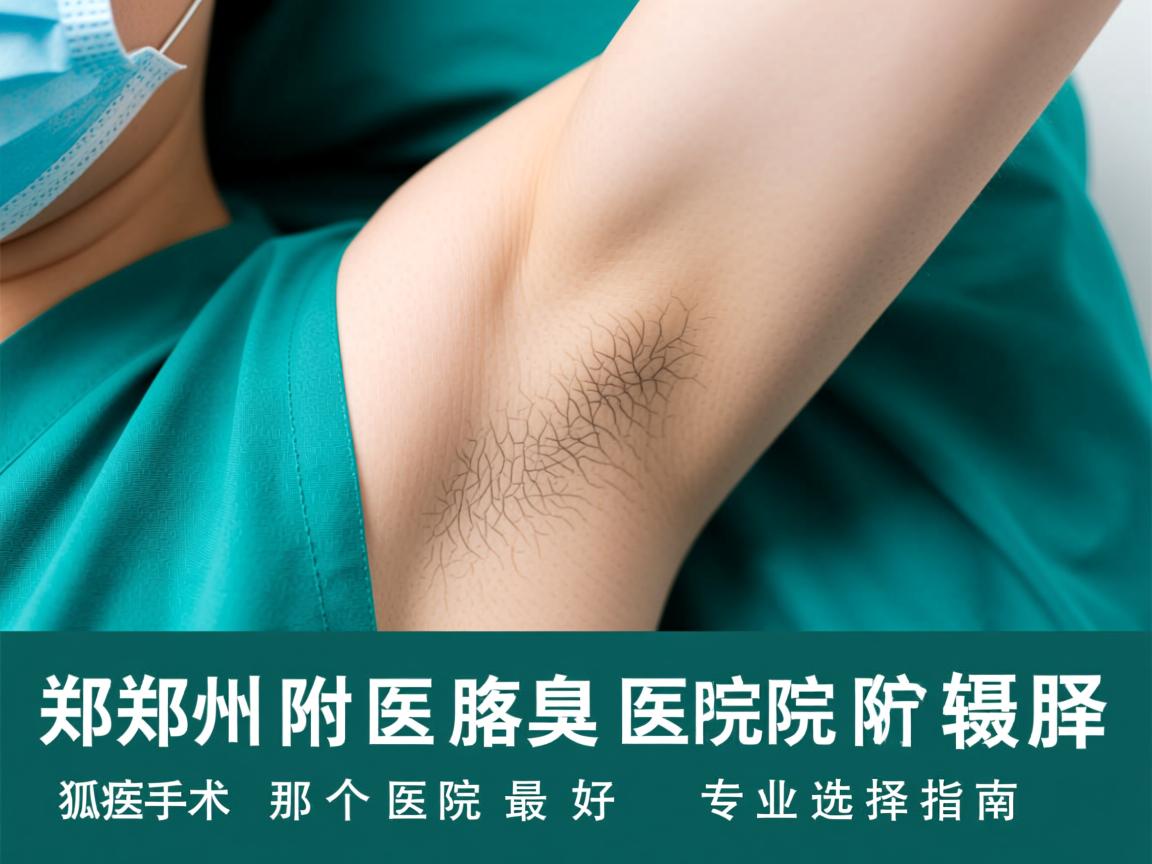 郑州附医腋臭医院解析，郑州狐臭手术那个医院最好，专业选择指南