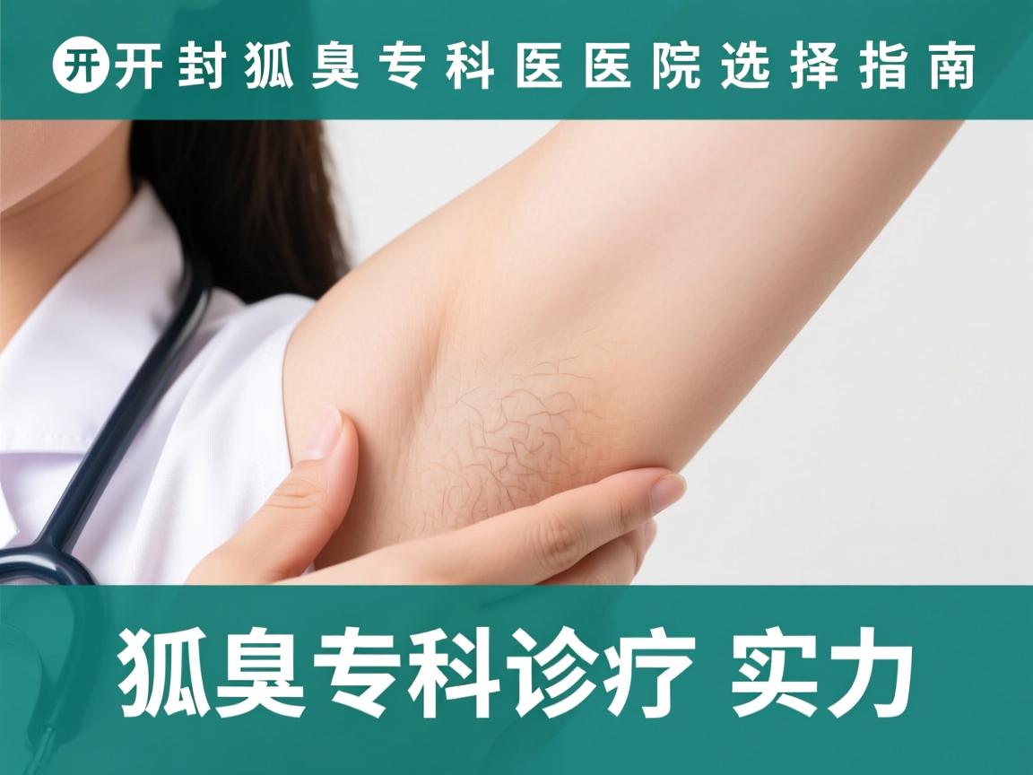 开封狐臭专科医院选择指南，聚焦狐臭专科诊疗实力