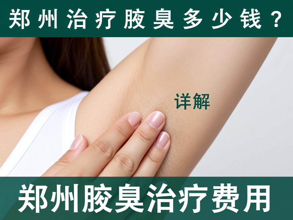 郑州治疗腋臭多少钱？详解郑州腋臭治疗费用