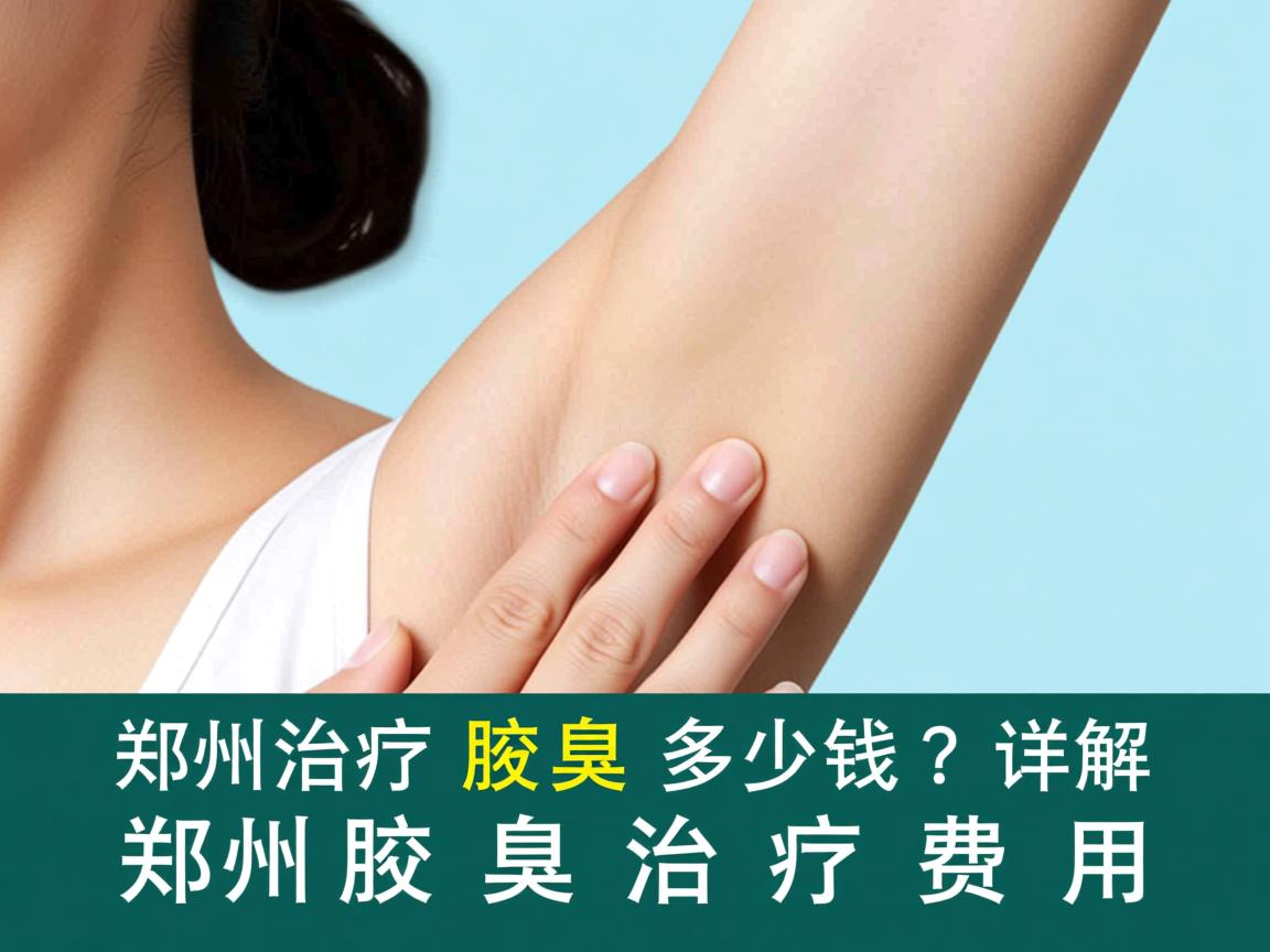 郑州治疗腋臭多少钱？详解郑州腋臭治疗费用