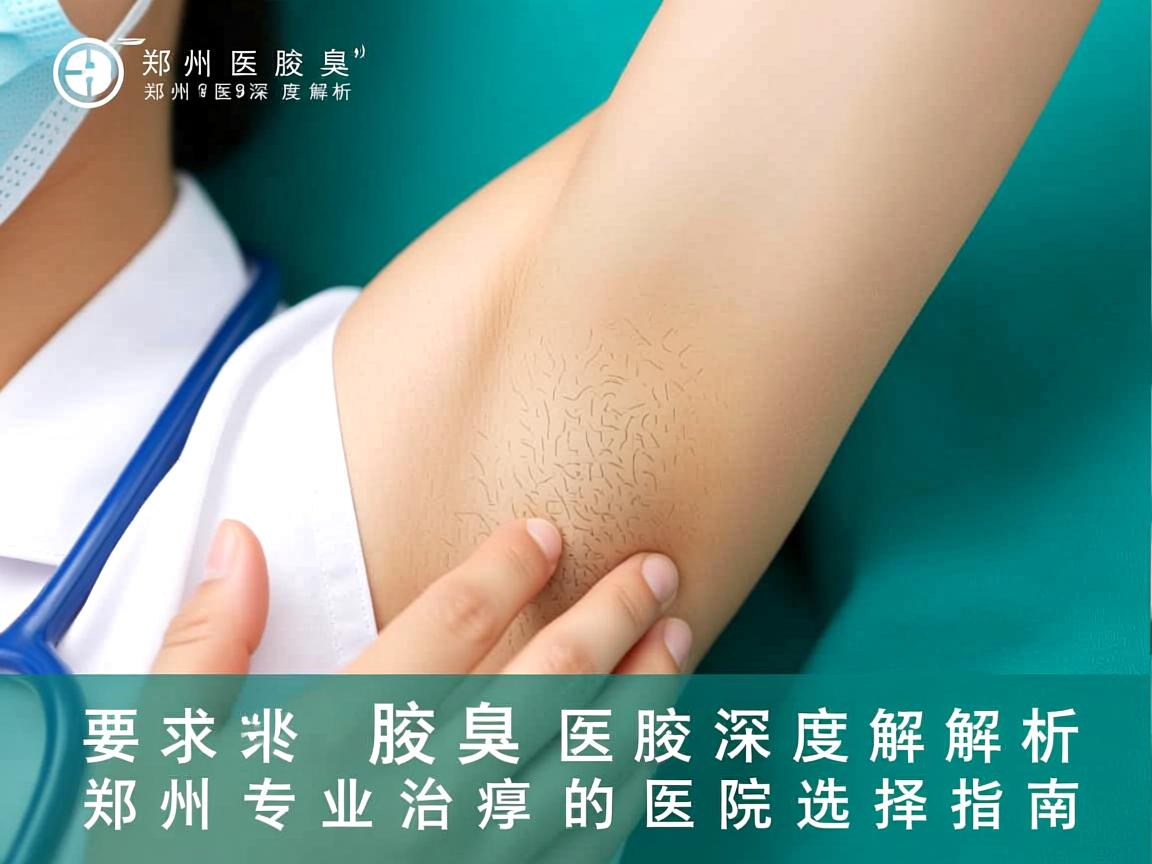 郑州腋臭医院深度解析，郑州专业治腋臭的医院选择指南