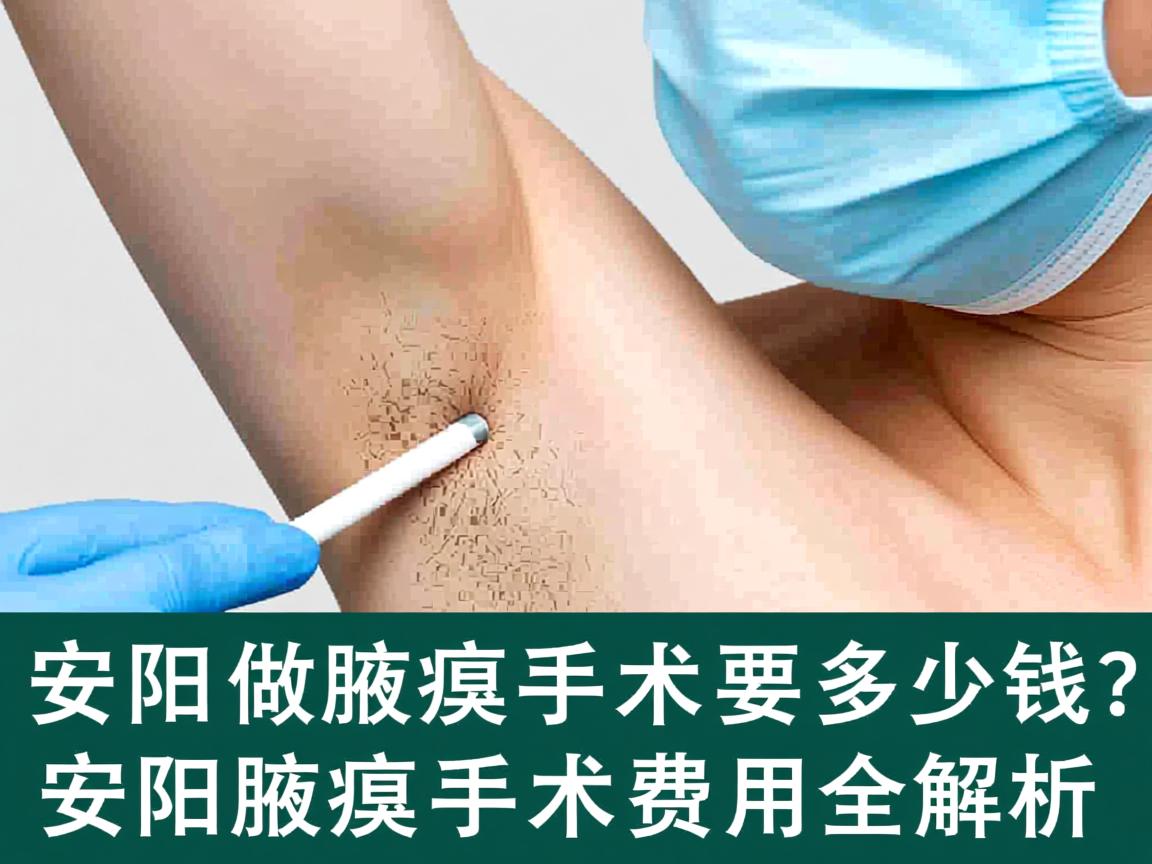 在安阳做腋臭手术要多少钱？安阳腋臭手术费用全解析