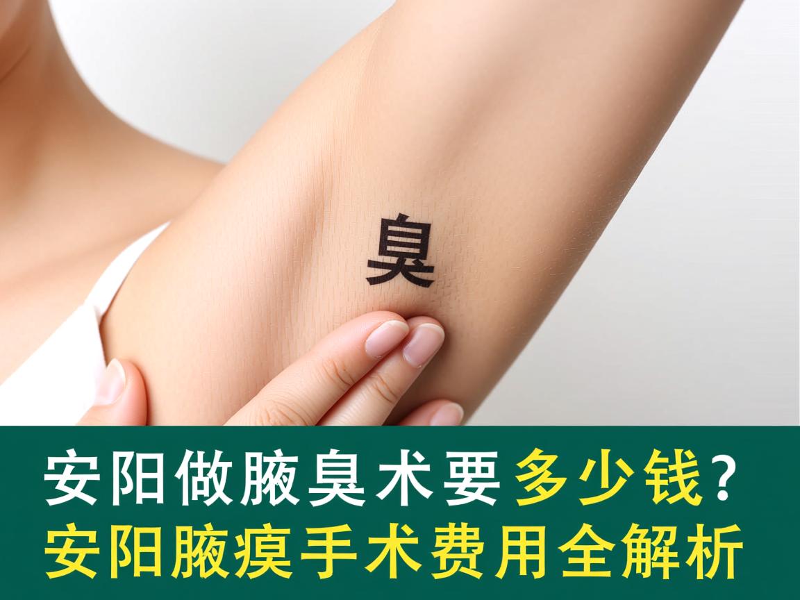 在安阳做腋臭手术要多少钱？安阳腋臭手术费用全解析