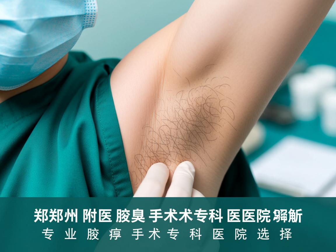 郑州附医腋臭手术专科医院解析，专业腋臭手术的专科医院选择