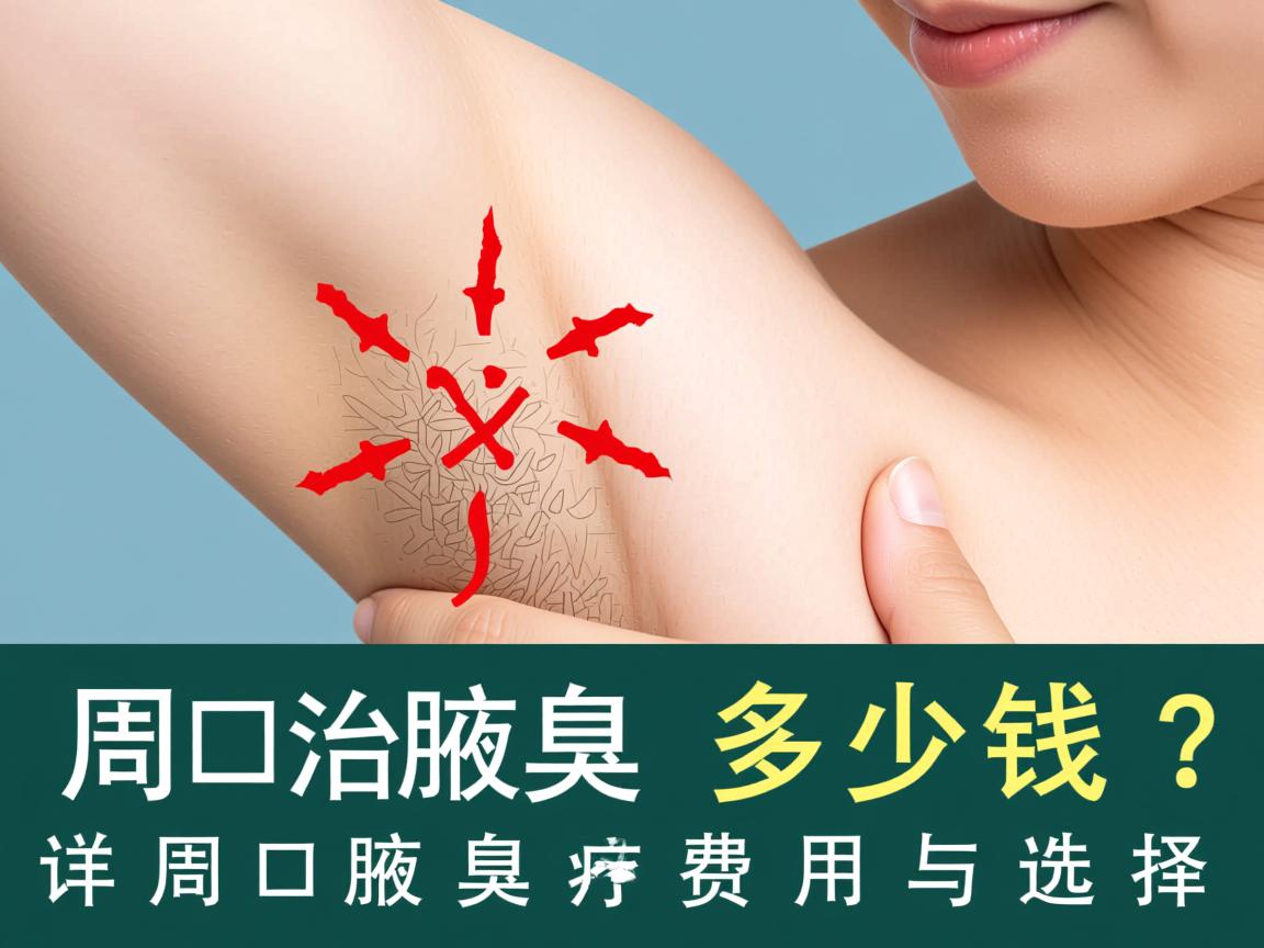 周口治腋臭多少钱？详解周口腋臭治疗费用与选择
