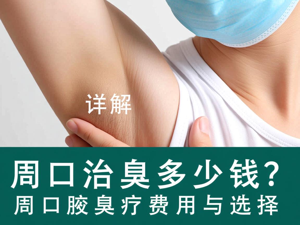 周口治腋臭多少钱？详解周口腋臭治疗费用与选择