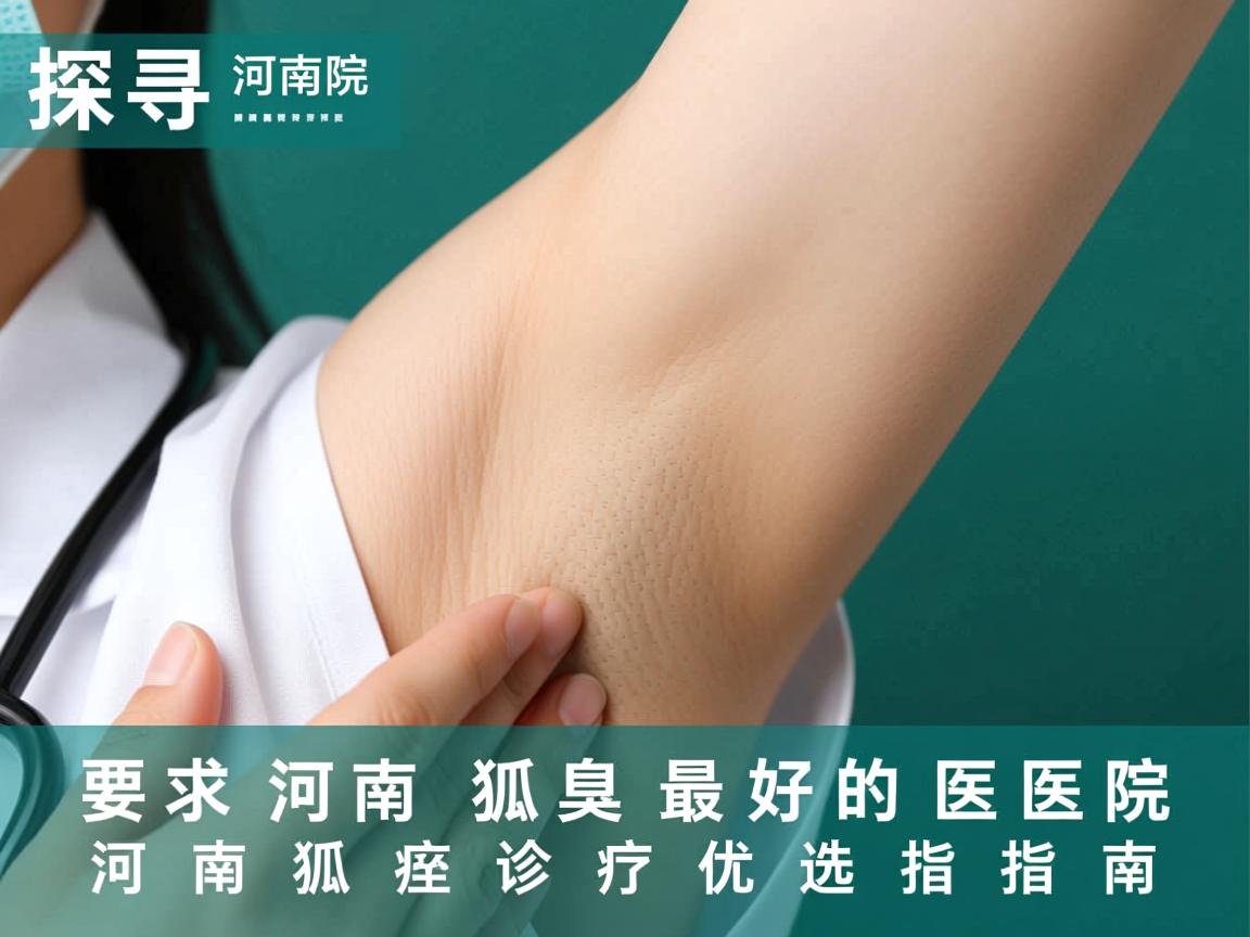 探寻河南狐臭最好的医院，河南狐臭诊疗优选指南