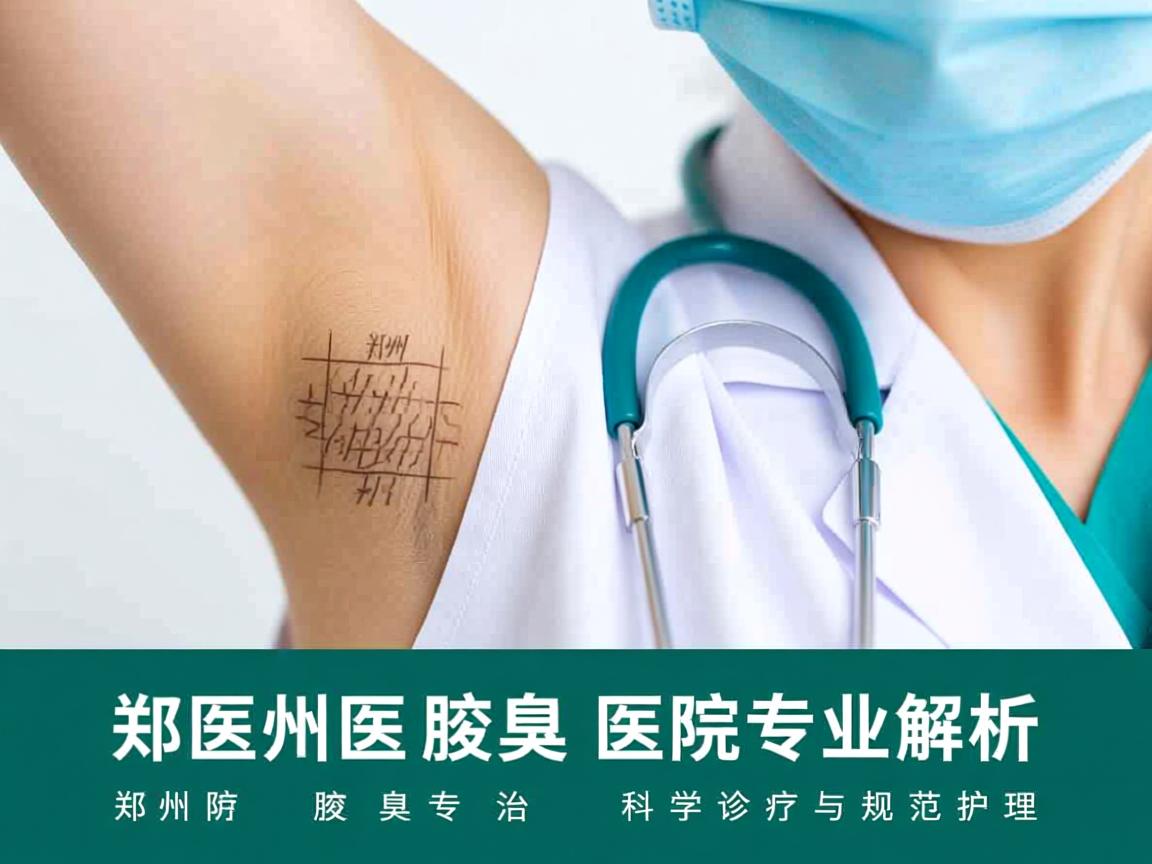 郑州附医腋臭医院专业解析，郑州专治腋臭医院的科学诊疗与规范护理