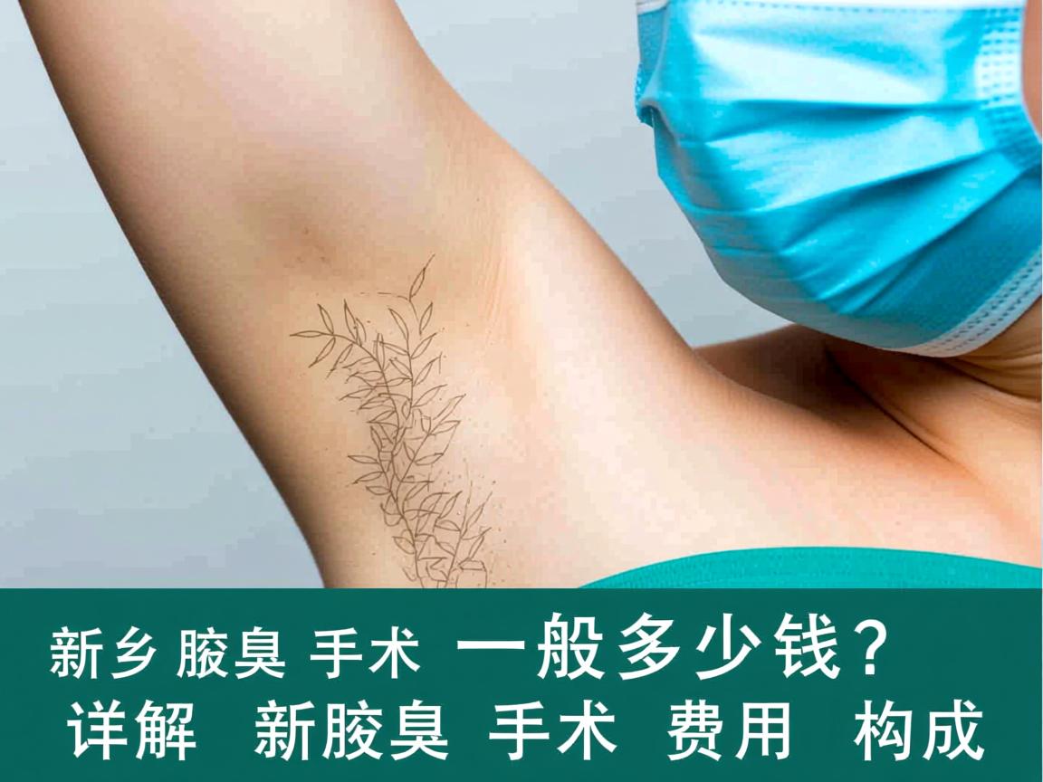 新乡腋臭手术一般多少钱？详解新乡腋臭手术费用构成