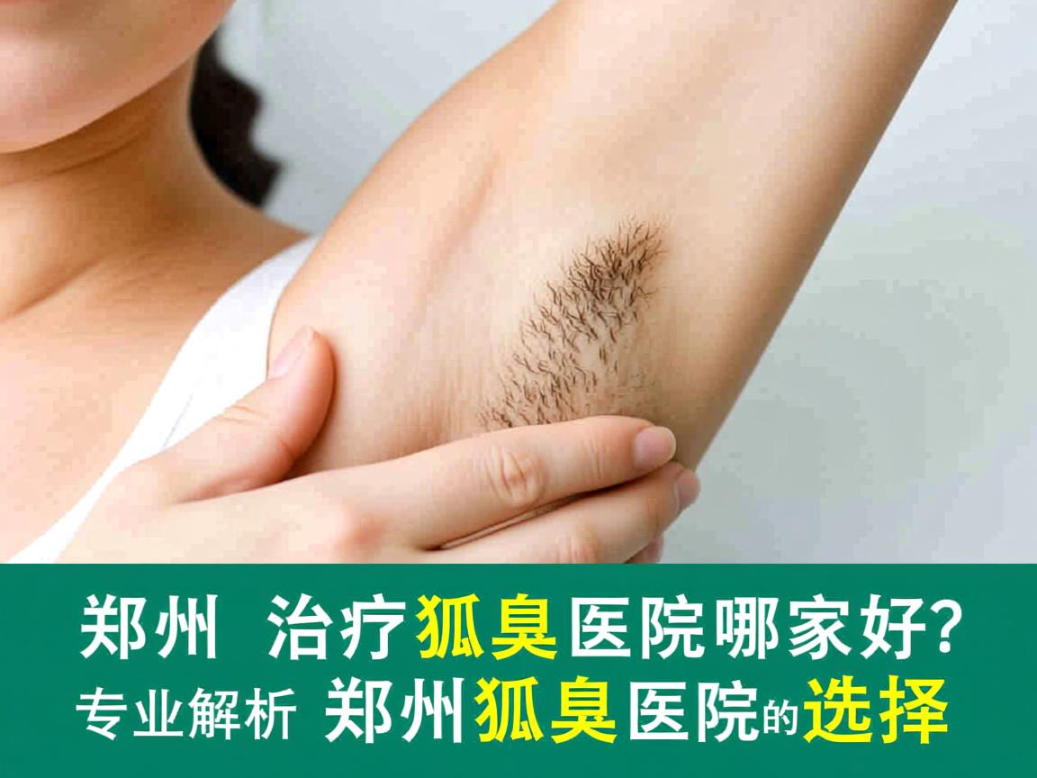 郑州治疗狐臭医院哪家好？专业解析郑州狐臭医院的选择