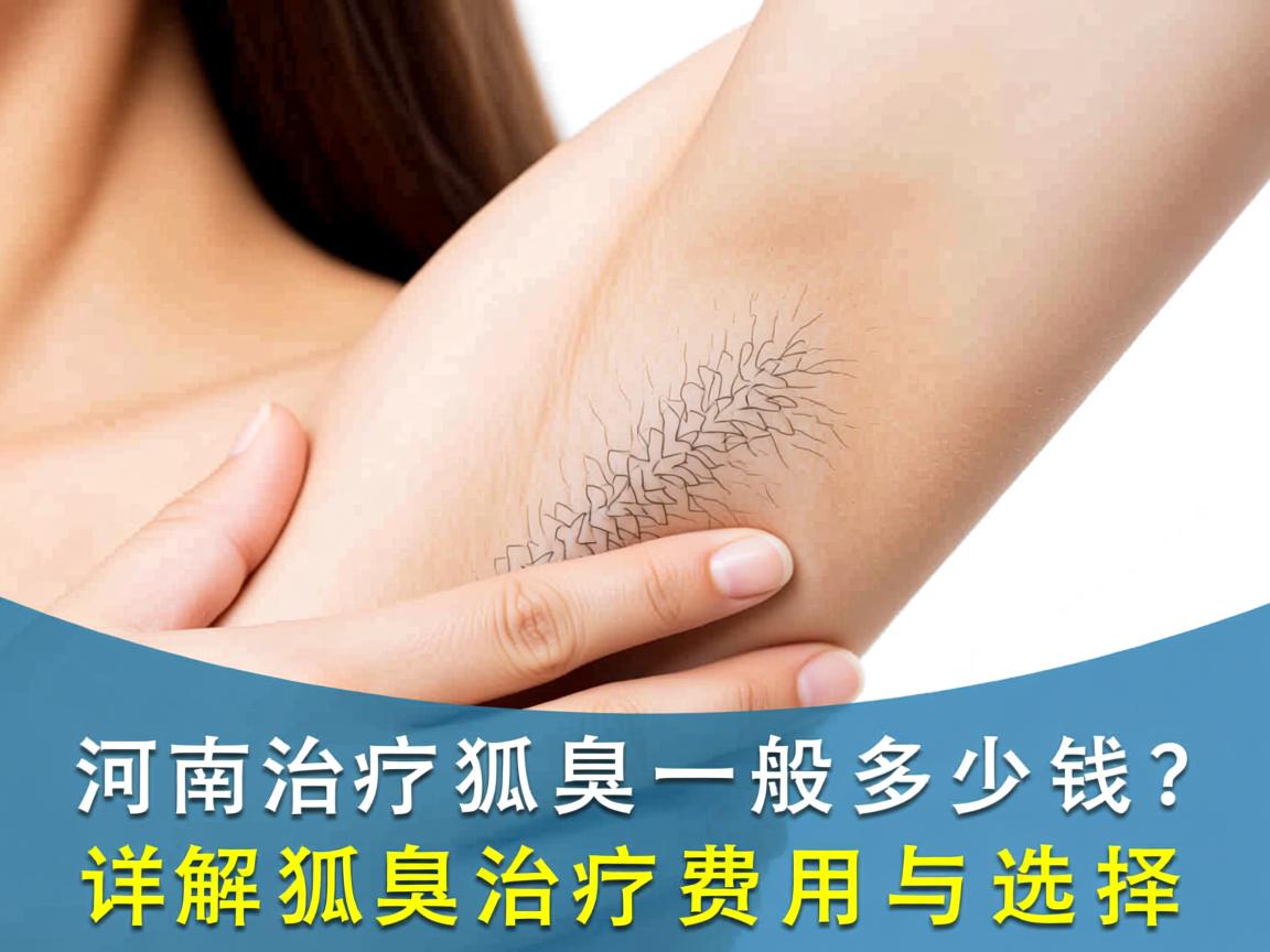 河南治疗狐臭一般多少钱？详解狐臭治疗费用与选择