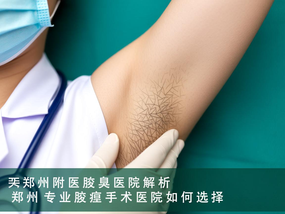 郑州附医腋臭医院解析，郑州专业腋臭手术医院如何选择