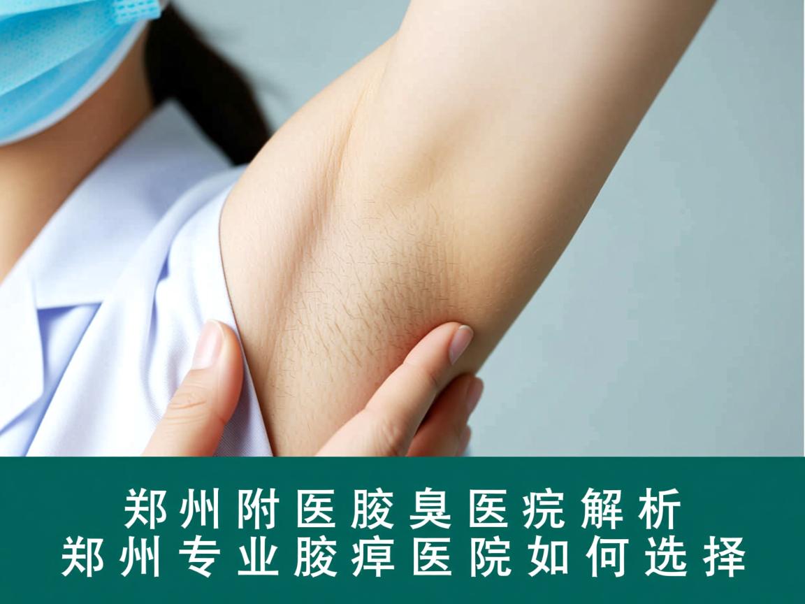 郑州附医腋臭医院解析，郑州专业腋臭医院如何选择