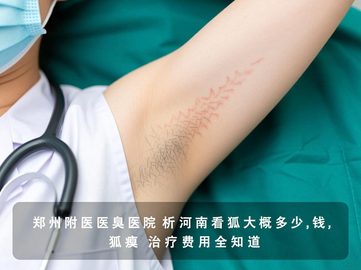 郑州附医腋臭医院解析，河南看狐臭大概多少钱，狐臭治疗费用全知道
