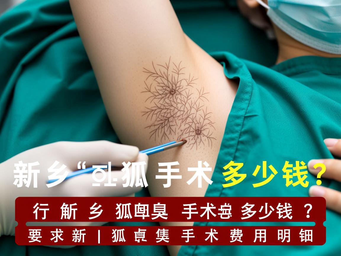 新乡狐臭手术多少钱？解析新乡狐臭手术费用明细