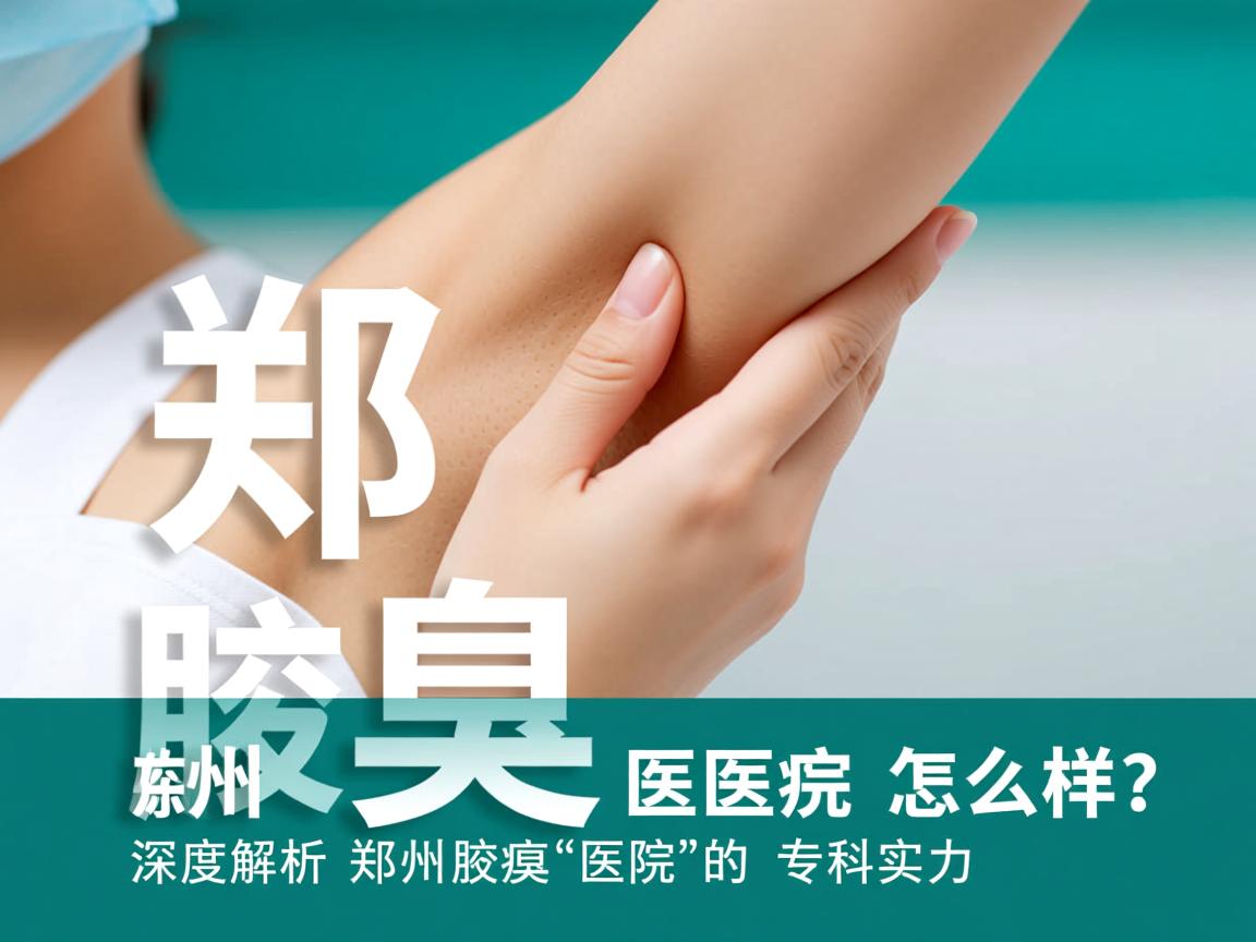 郑州腋臭医院怎么样？深度解析郑州腋臭医院的专科实力