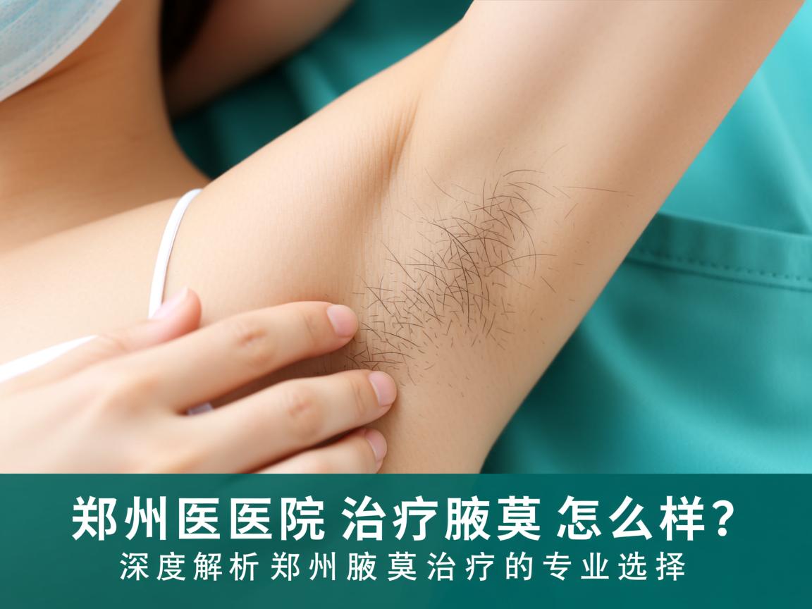 郑州医院治疗腋臭怎么样？深度解析郑州腋臭治疗的专业选择