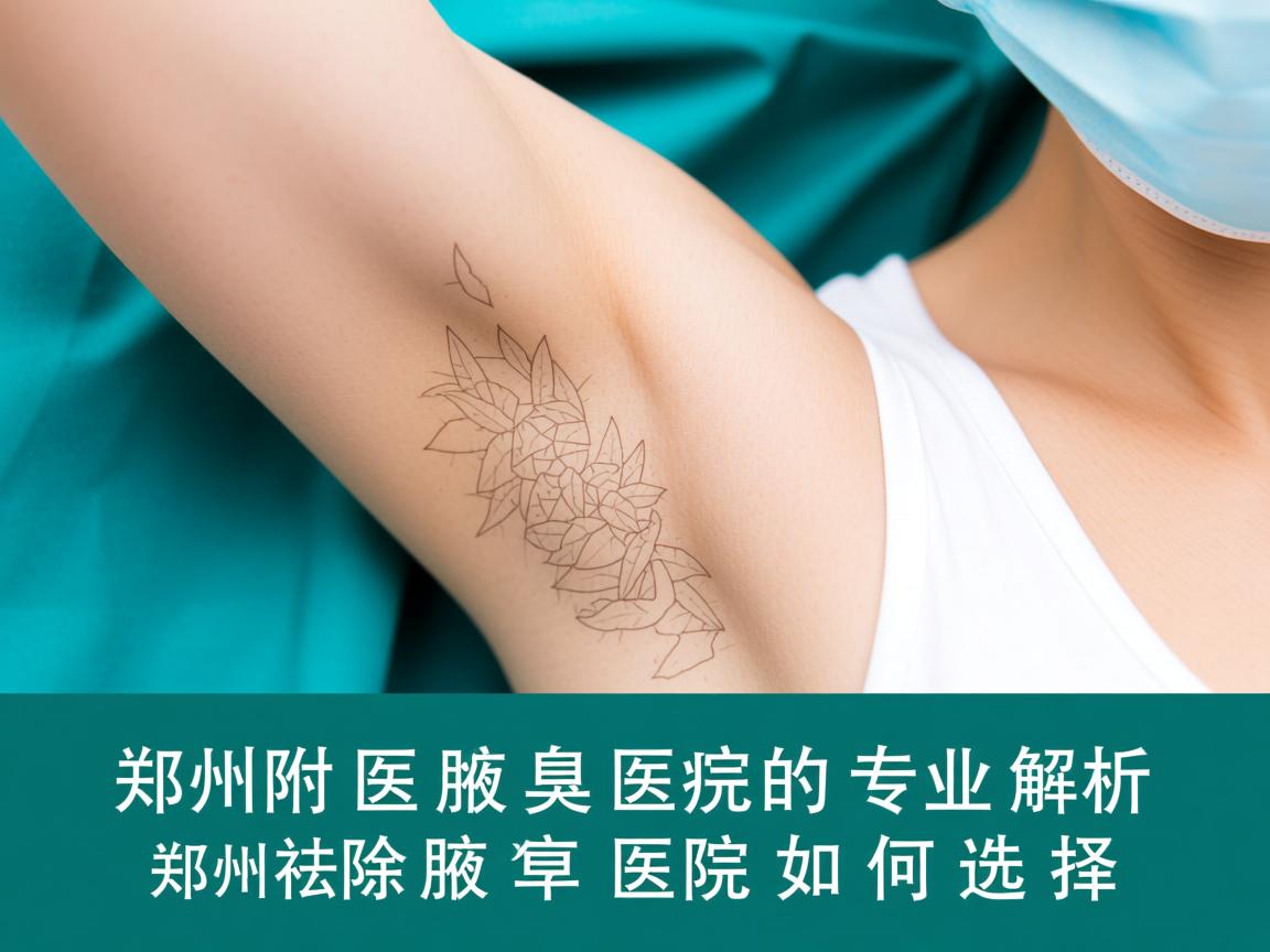 郑州附医腋臭医院专业解析，郑州祛除腋臭的医院如何选择