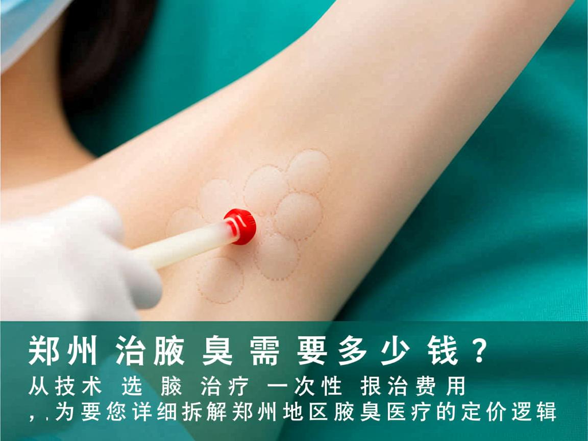 郑州治疗腋臭需要多少钱？解析腋臭治疗一次性根治费用
从技术选择到最终花费，为您详细拆解郑州地区腋臭医疗的定价逻辑