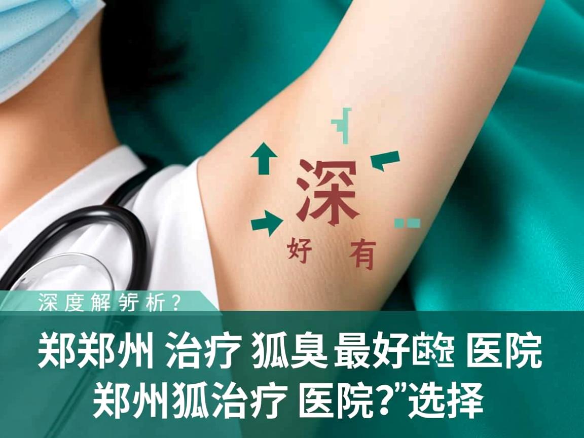 郑州治疗狐臭最好的医院有哪些？深度解析郑州狐臭治疗医院的选择