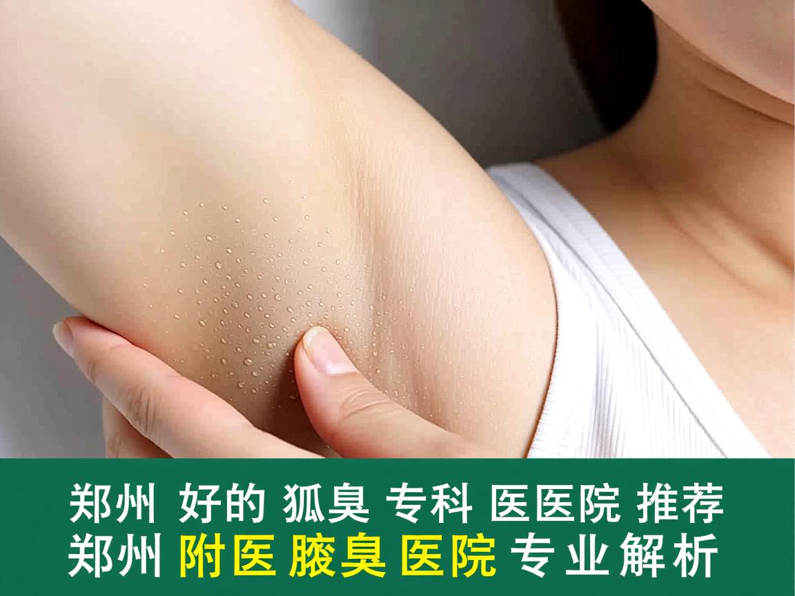 郑州好的狐臭专科医院推荐，郑州附医腋臭医院专业解析