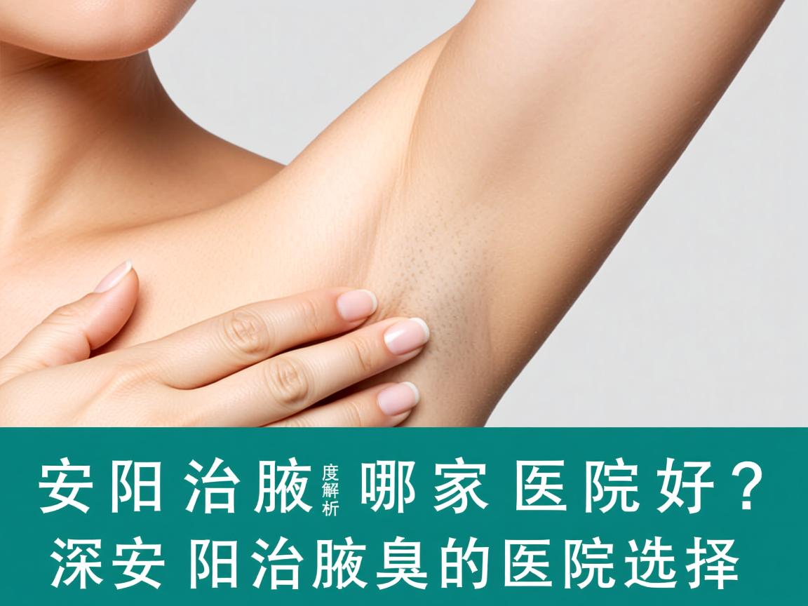 安阳治腋臭哪家医院好？深度解析安阳治腋臭的医院选择
