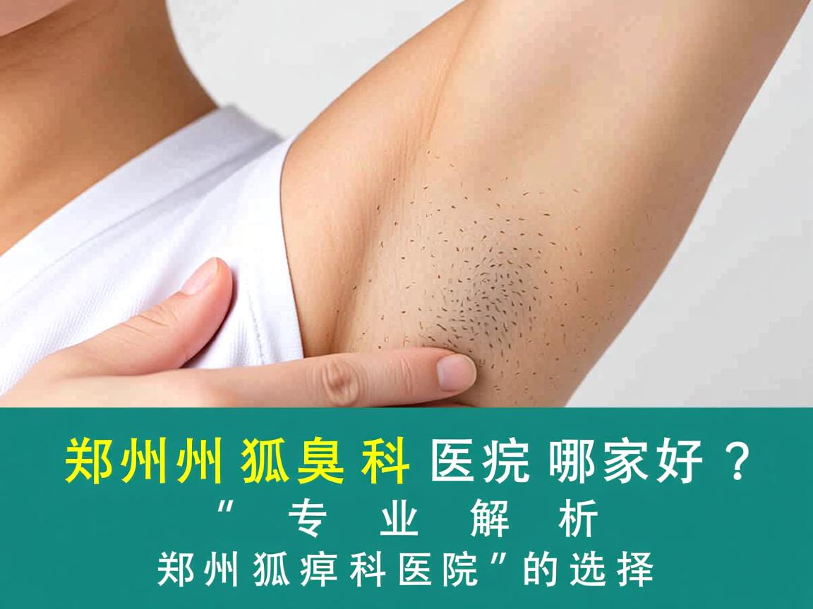 郑州狐臭科医院哪家好？专业解析郑州狐臭科医院的选择