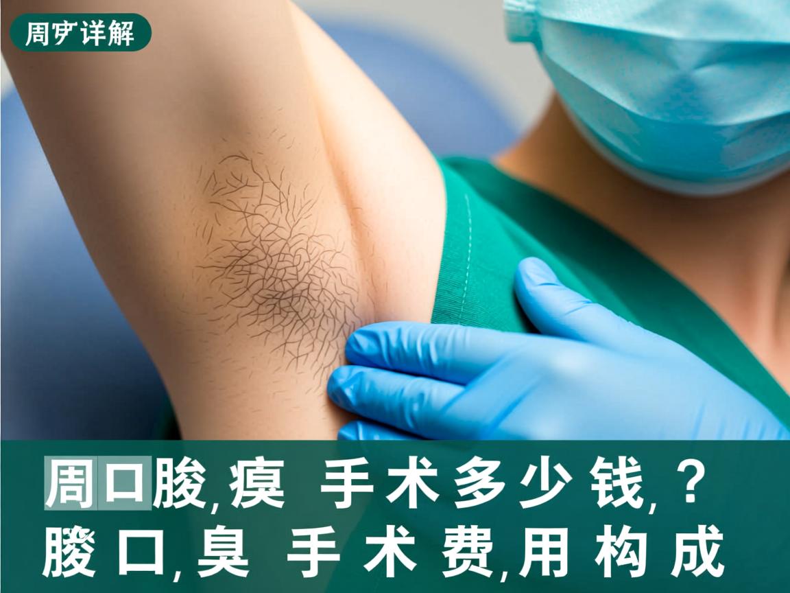 周口腋臭手术多少钱？详解周口腋臭手术费用构成