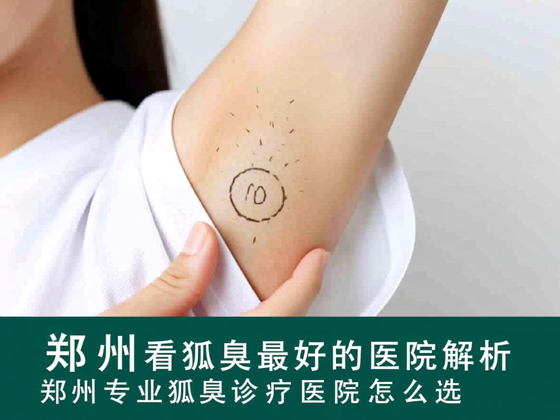 郑州看狐臭最好的医院解析，郑州专业狐臭诊疗医院怎么选