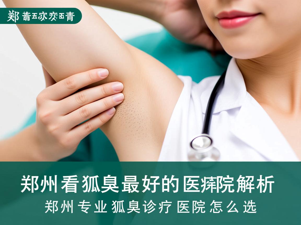 郑州看狐臭最好的医院解析，郑州专业狐臭诊疗医院怎么选