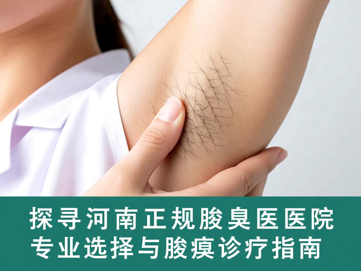 探寻河南正规腋臭医院，专业选择与腋臭诊疗指南