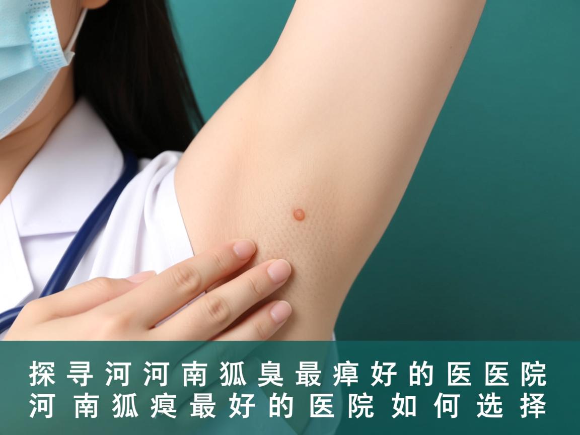 探寻河南狐臭最好的医院，河南狐臭最好的医院如何选择