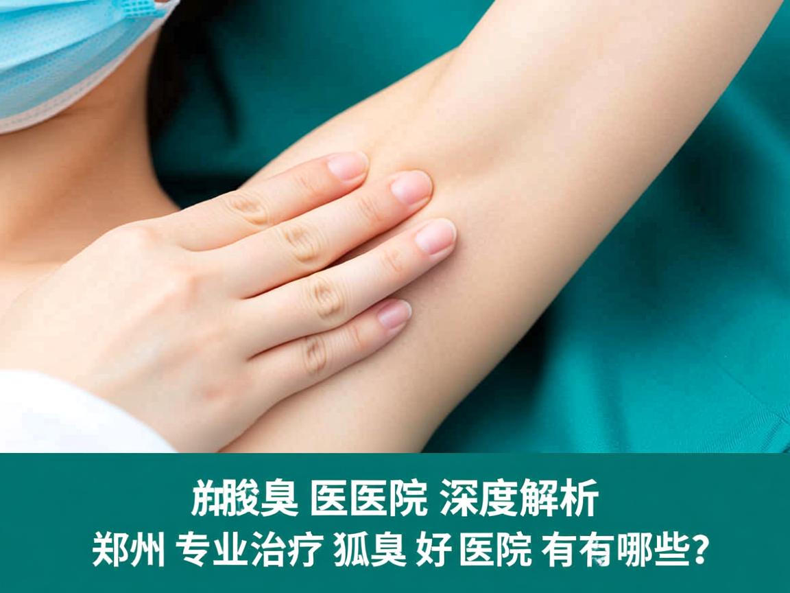 郑州腋臭医院深度解析，郑州专业治疗狐臭的好医院有哪些？