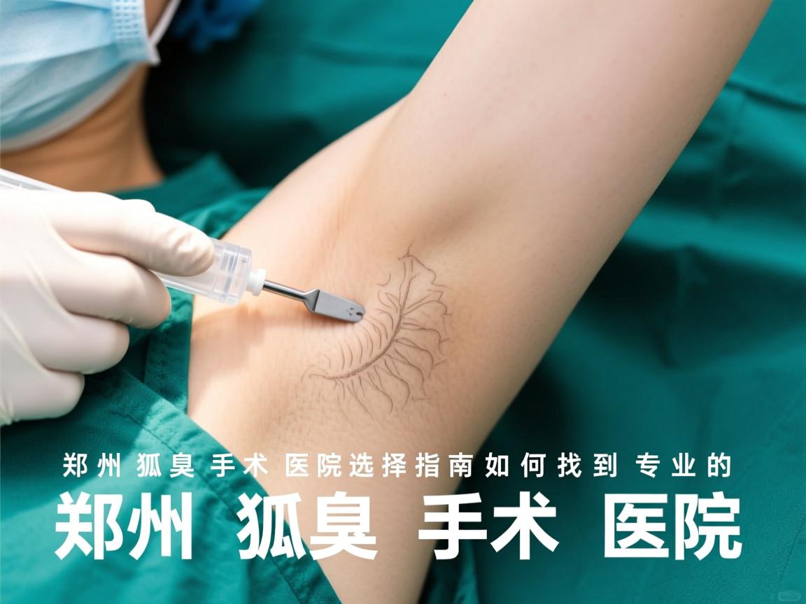 郑州狐臭手术医院选择指南，如何找到专业的郑州狐臭手术医院
