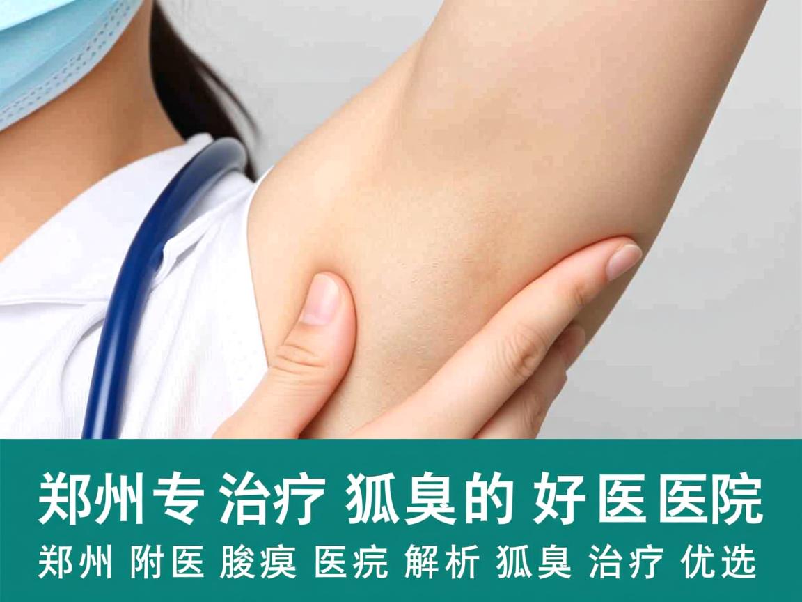 郑州专业治疗狐臭的好医院，郑州附医腋臭医院解析狐臭治疗优选