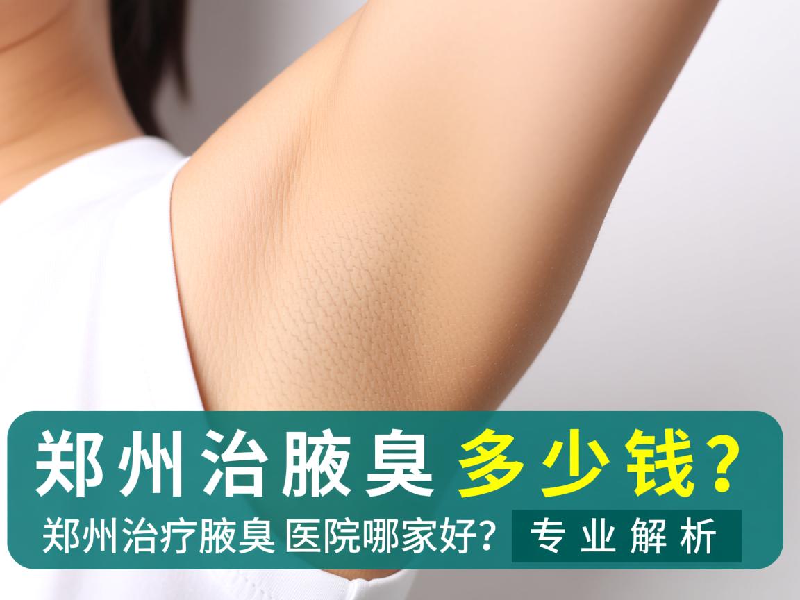 郑州治疗腋臭多少钱？郑州治疗腋臭医院哪家好？专业解析