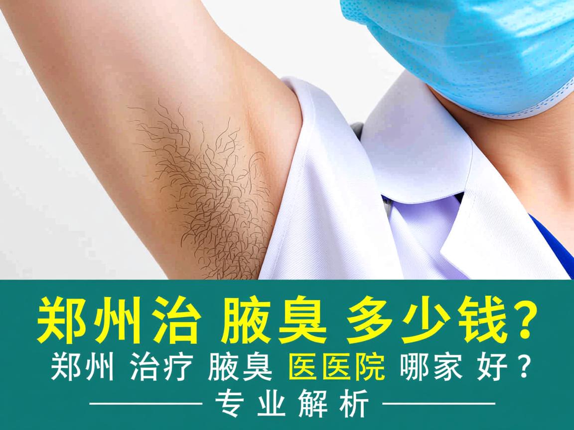 郑州治疗腋臭多少钱？郑州治疗腋臭医院哪家好？专业解析