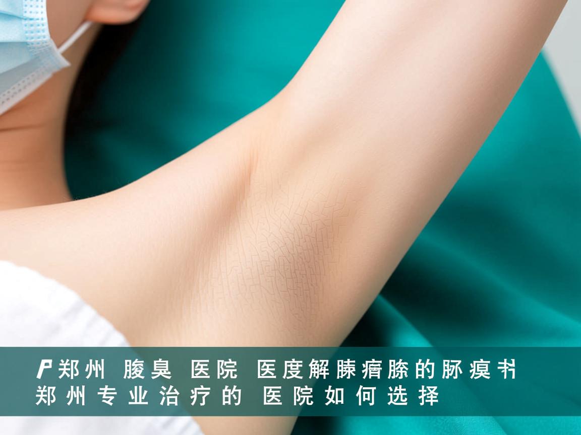 郑州腋臭医院深度解析，郑州专业治疗腋臭的医院如何选择