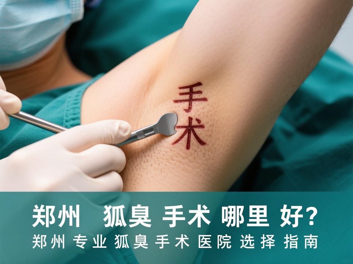 郑州狐臭手术哪里好？郑州专业狐臭手术医院选择指南