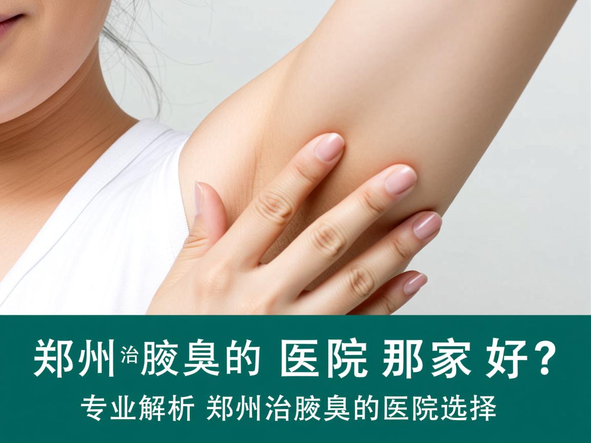 郑州治腋臭的医院那家好？专业解析郑州治腋臭的医院选择