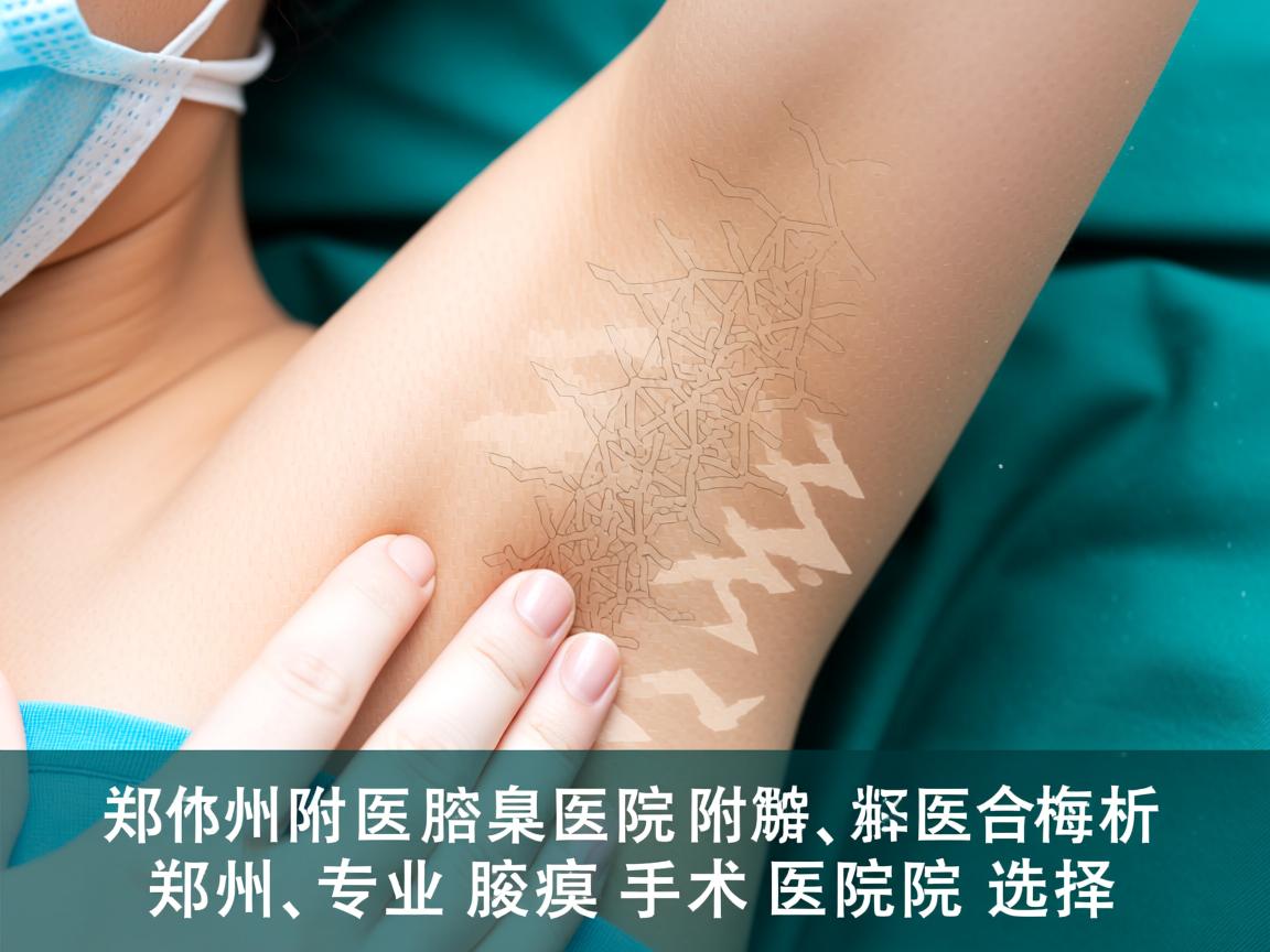 郑州附医腋臭医院解析，郑州专业腋臭手术医院的选择