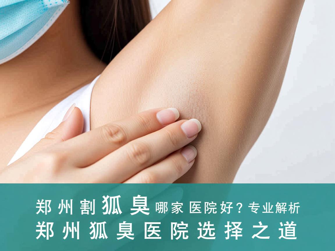郑州割狐臭哪家医院好？专业解析郑州狐臭医院的选择之道
