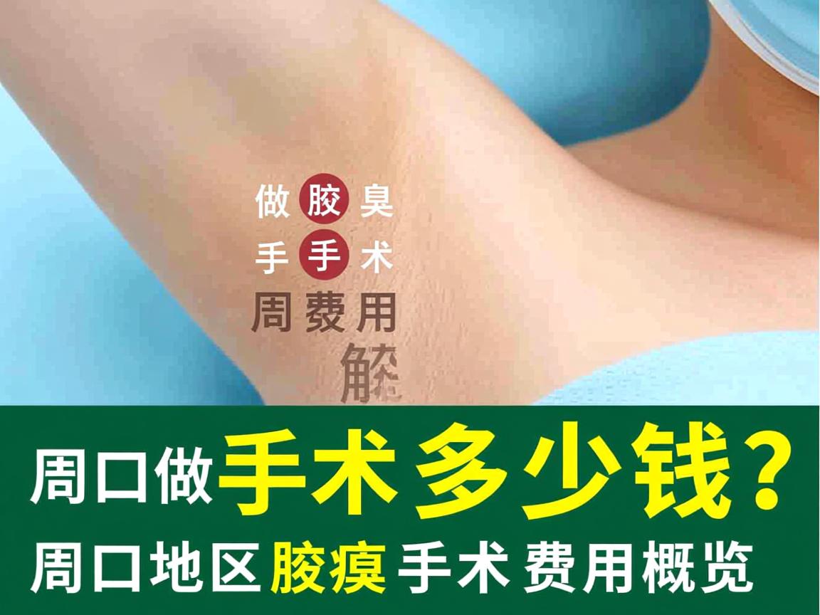 在周口做腋臭手术多少钱？周口腋臭手术费用详解
周口地区腋臭手术费用概览