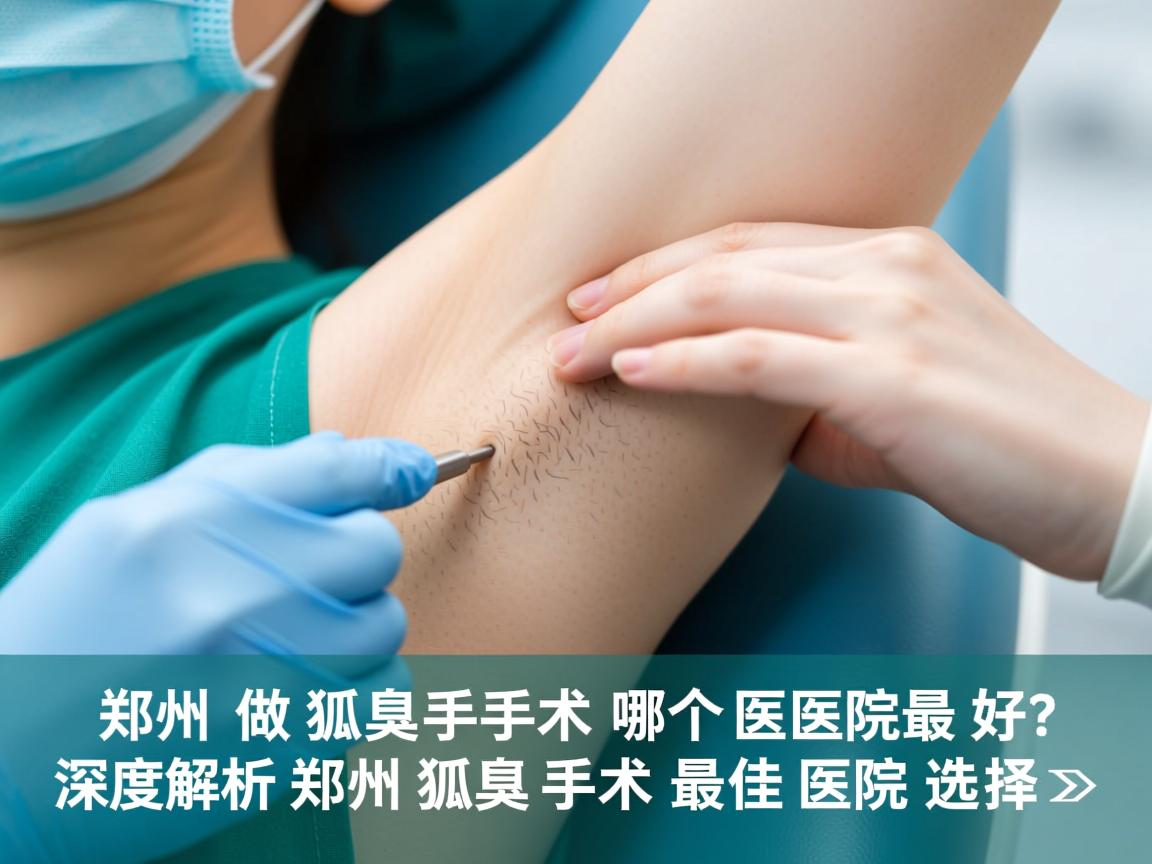 郑州做狐臭手术哪个医院最好？深度解析郑州狐臭手术最佳医院选择
