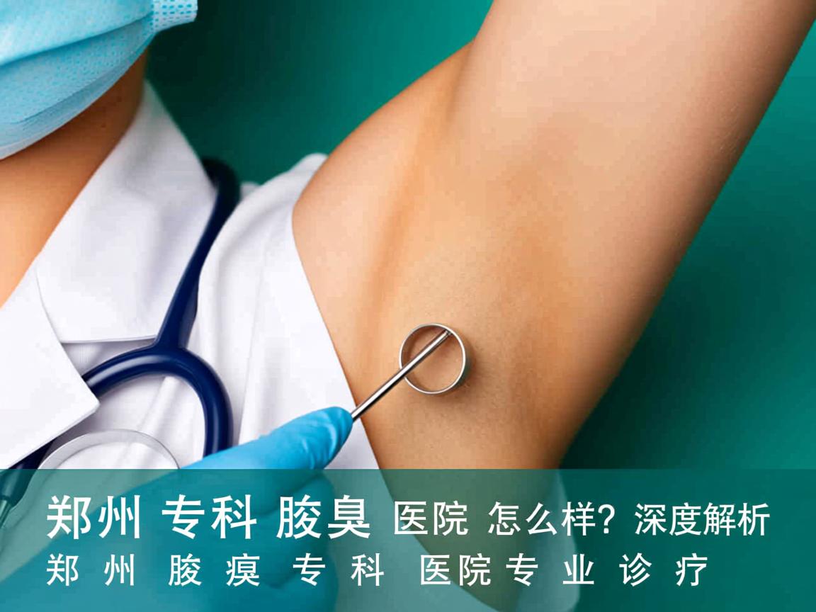 郑州专科腋臭医院怎么样？深度解析郑州腋臭专科医院的专业诊疗